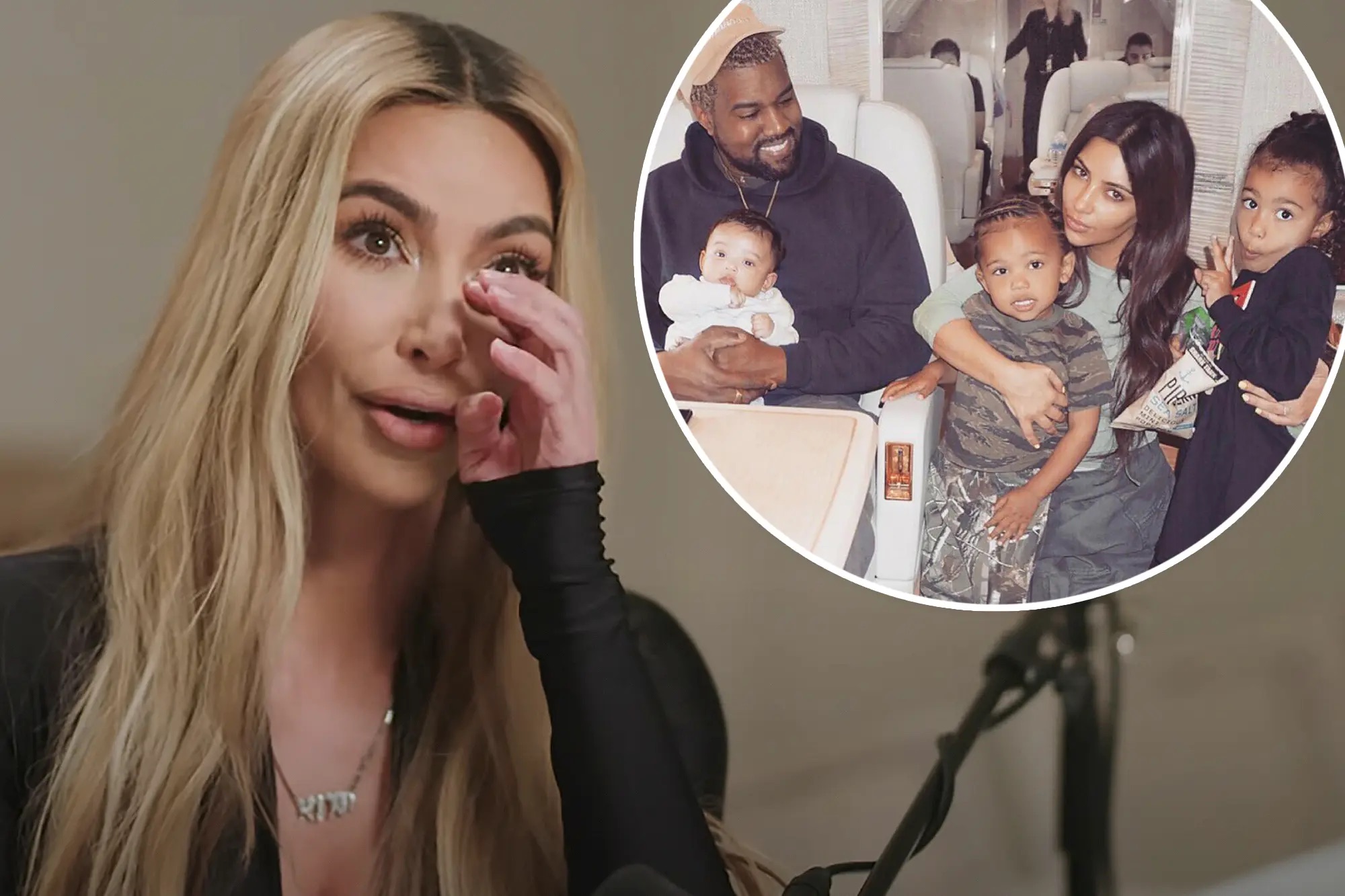 Kim Kardashian habla sobre la custodia compartida de sus hijos con Kanye West